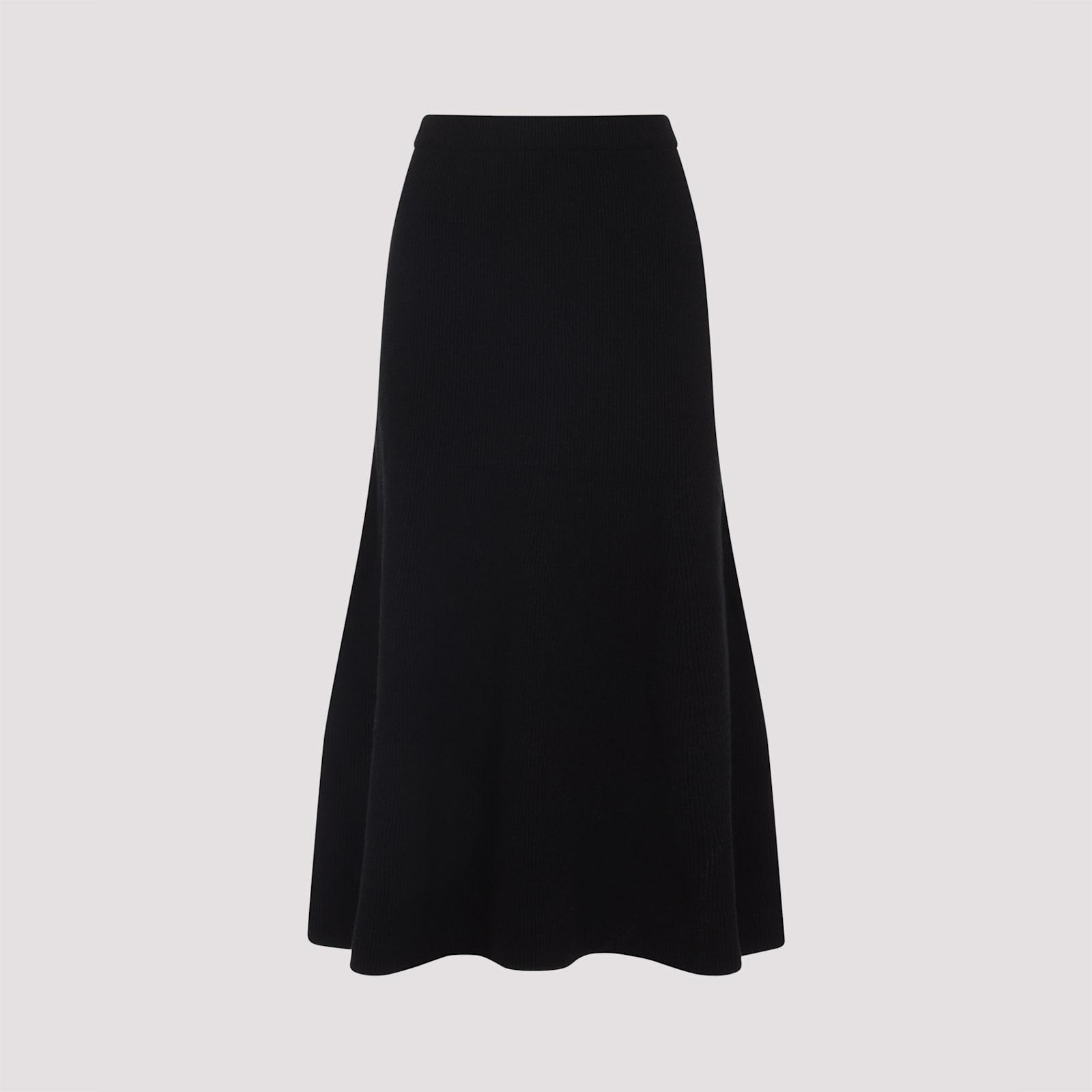 fabiana filippi virgin wool midi skirt