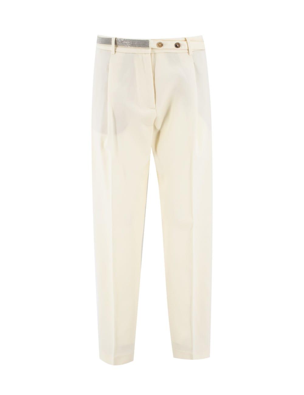 fabiana filippi virgin wool trousers