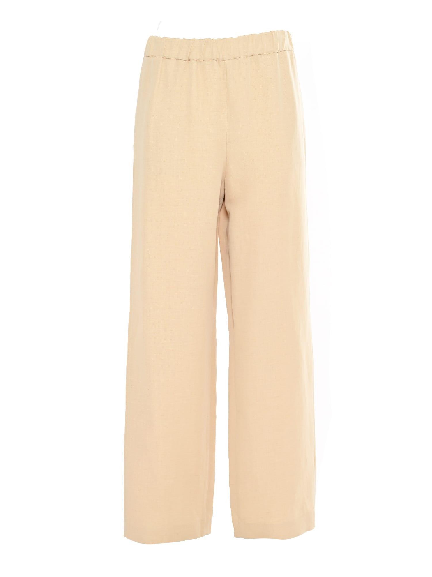 fabiana filippi viscose linen jogging trousers
