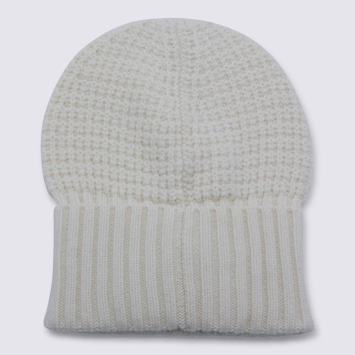fabiana filippi white wool beanie