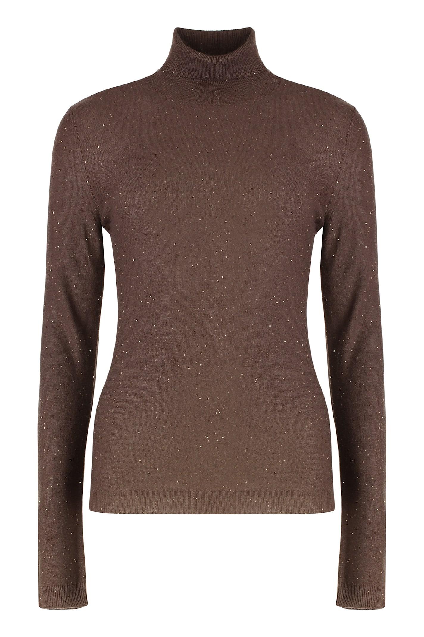 fabiana filippi wool turtleneck sweater