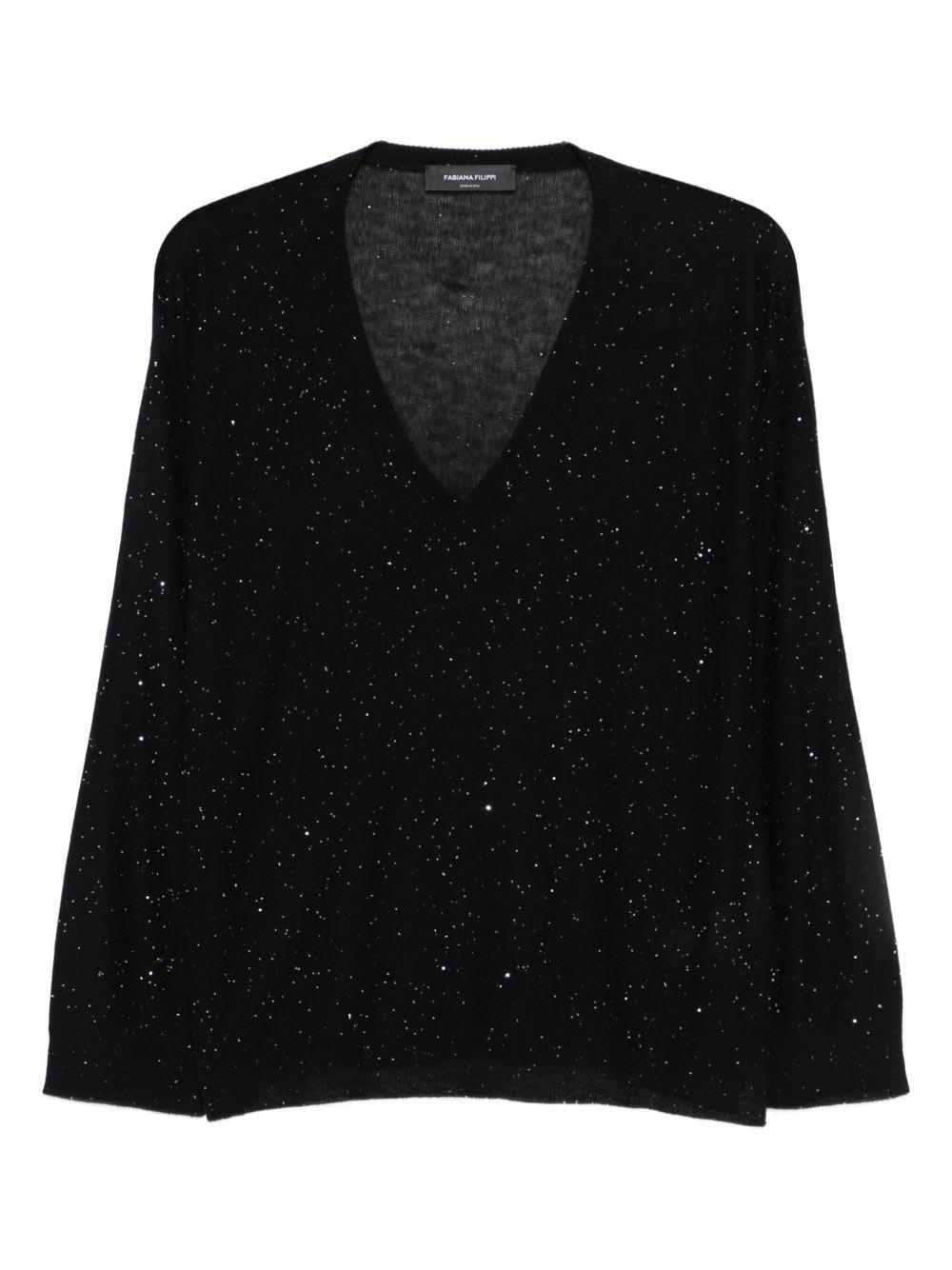 fabiana filippi wool v-necked sweater
