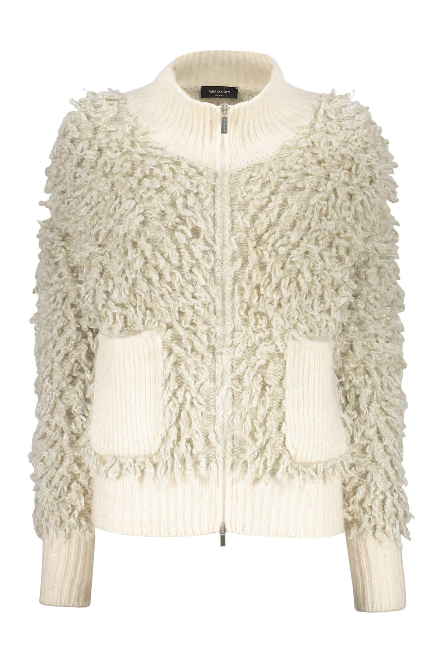 fabiana filippi zipped cardigan