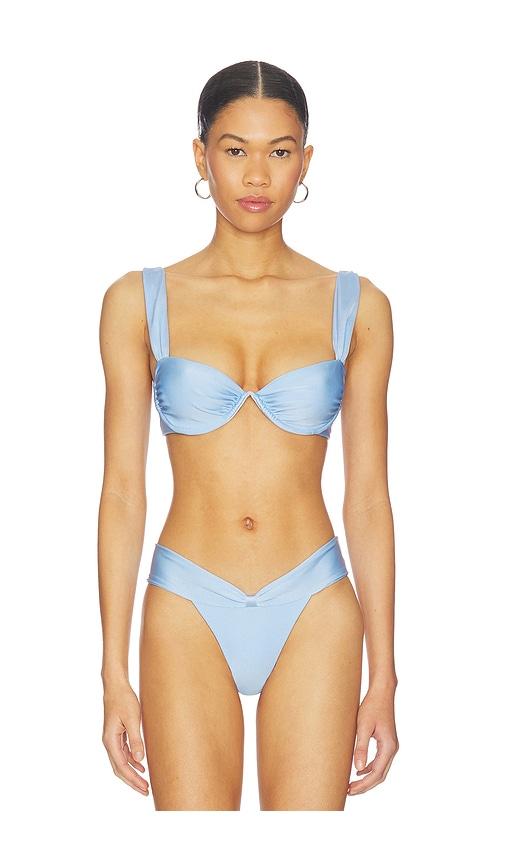 fae havana top in baby blue.