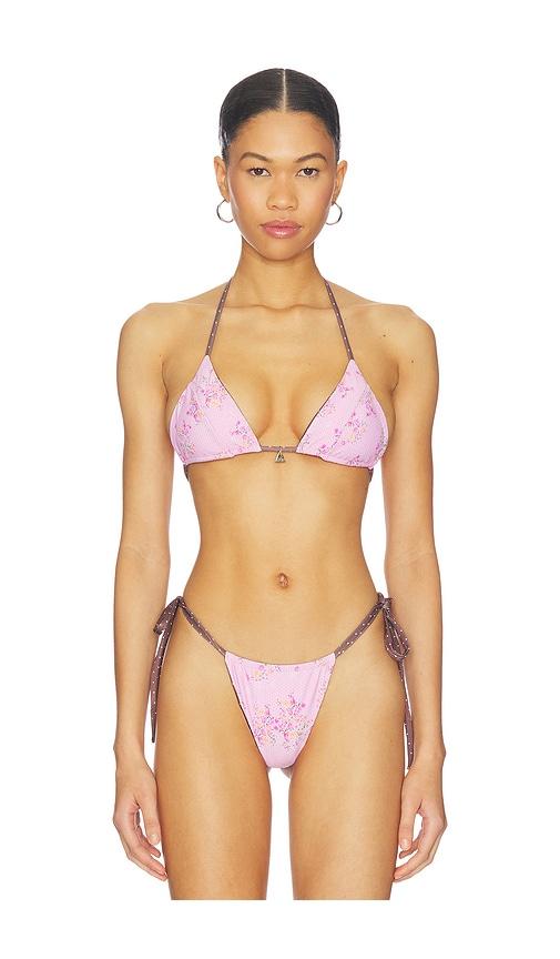 fae honey top in pink,brown.