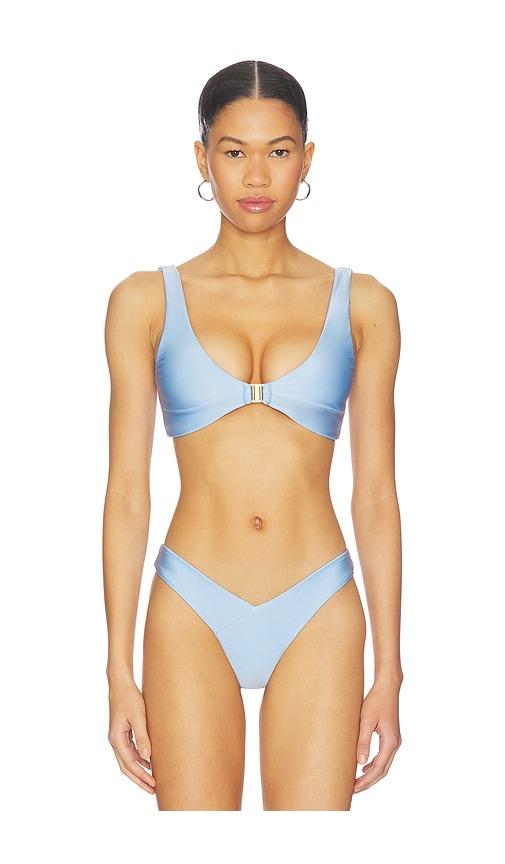 fae kendall top in blue.