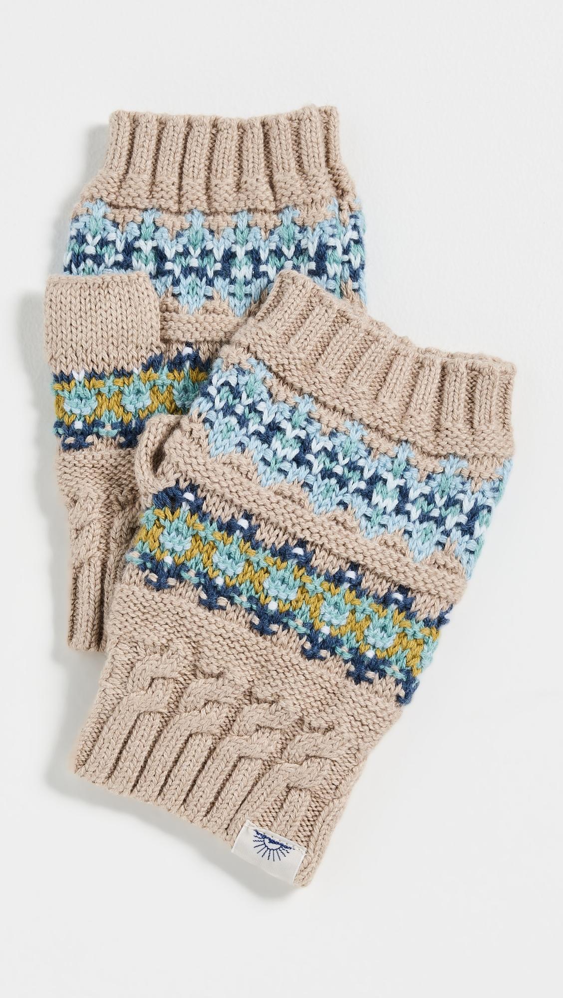 fair isle fingerless gloves