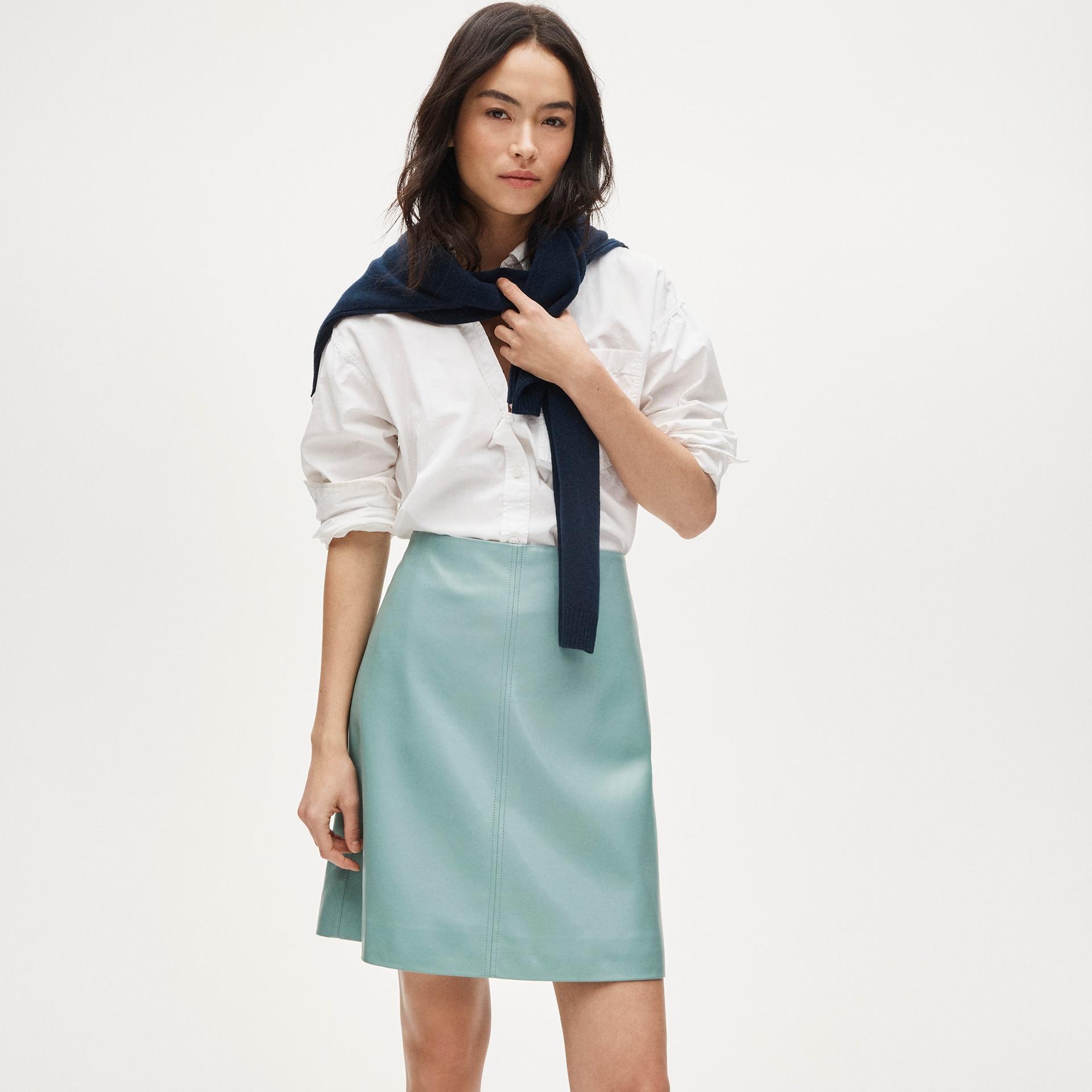 fairfax skirt in denim