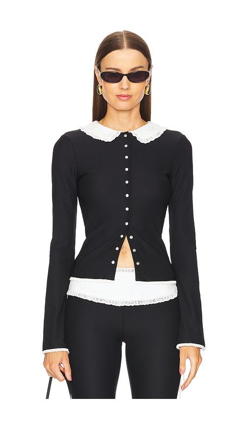 fait par foutch edith cardigan in black.