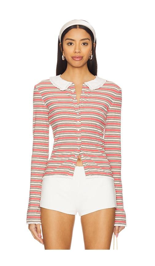 fait par foutch edith cardigan in coral.