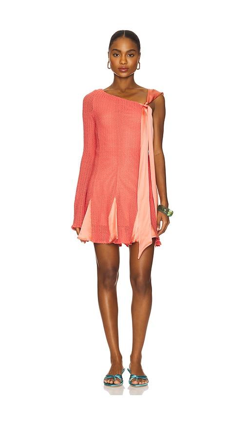 fait par foutch julia dress in coral.