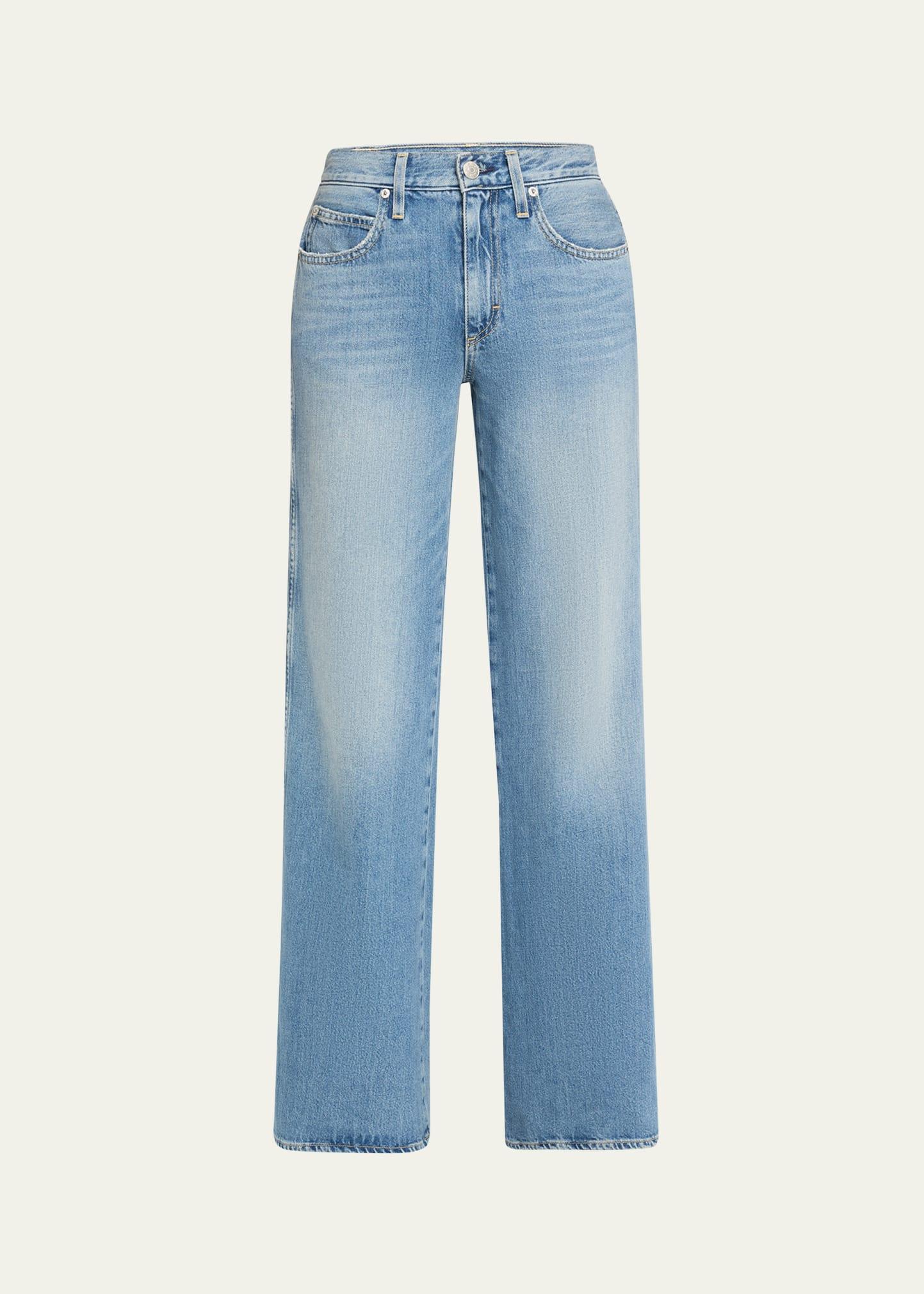faith low-rise flare jeans