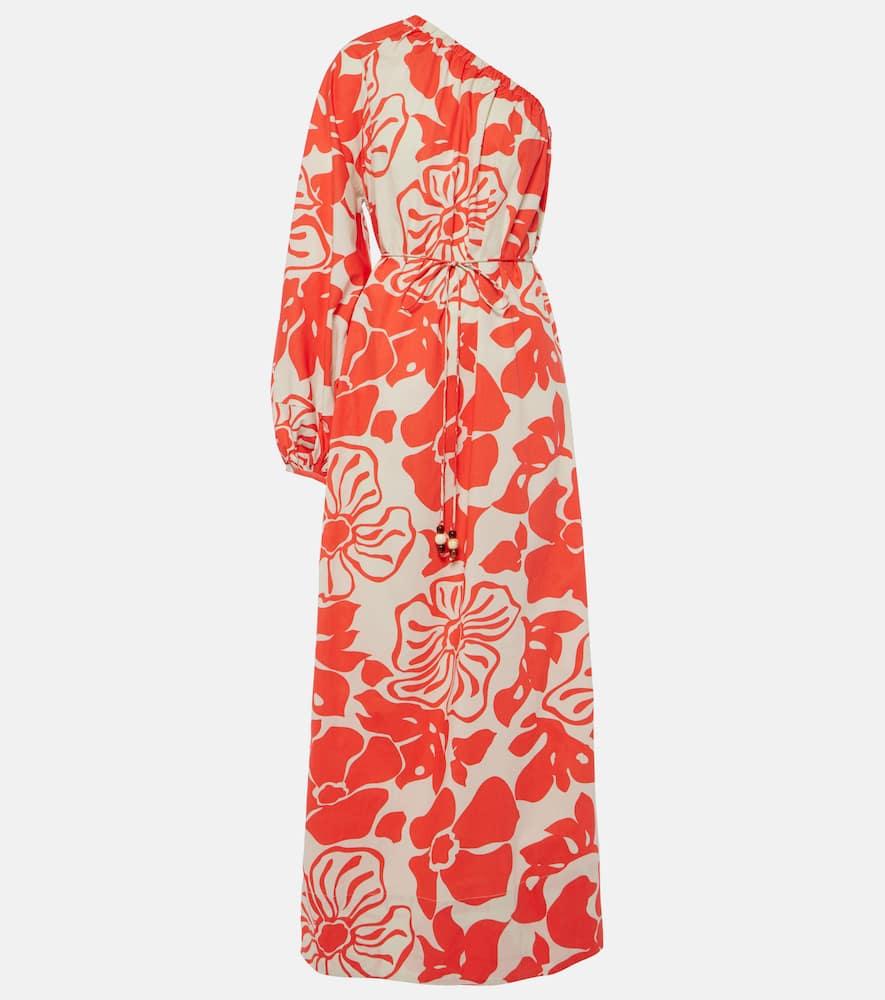 faithfull amorosa floral cotton maxi dress