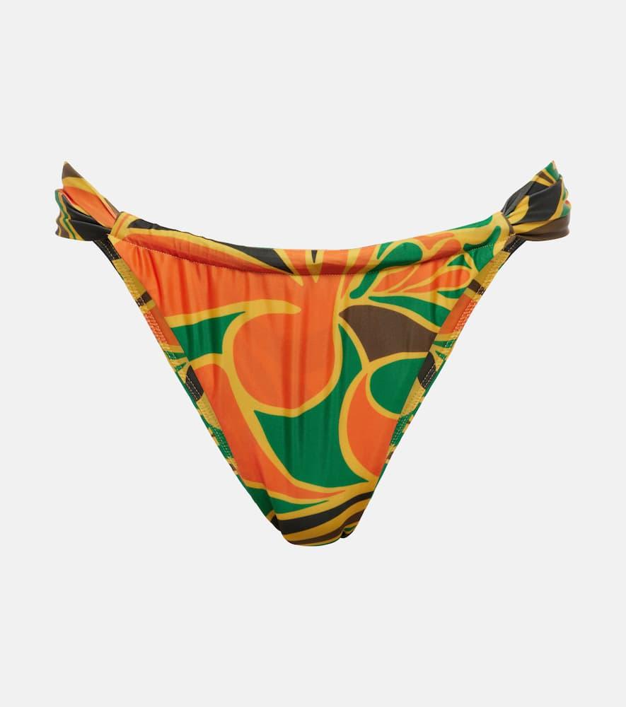 faithfull andez printed bikini bottoms