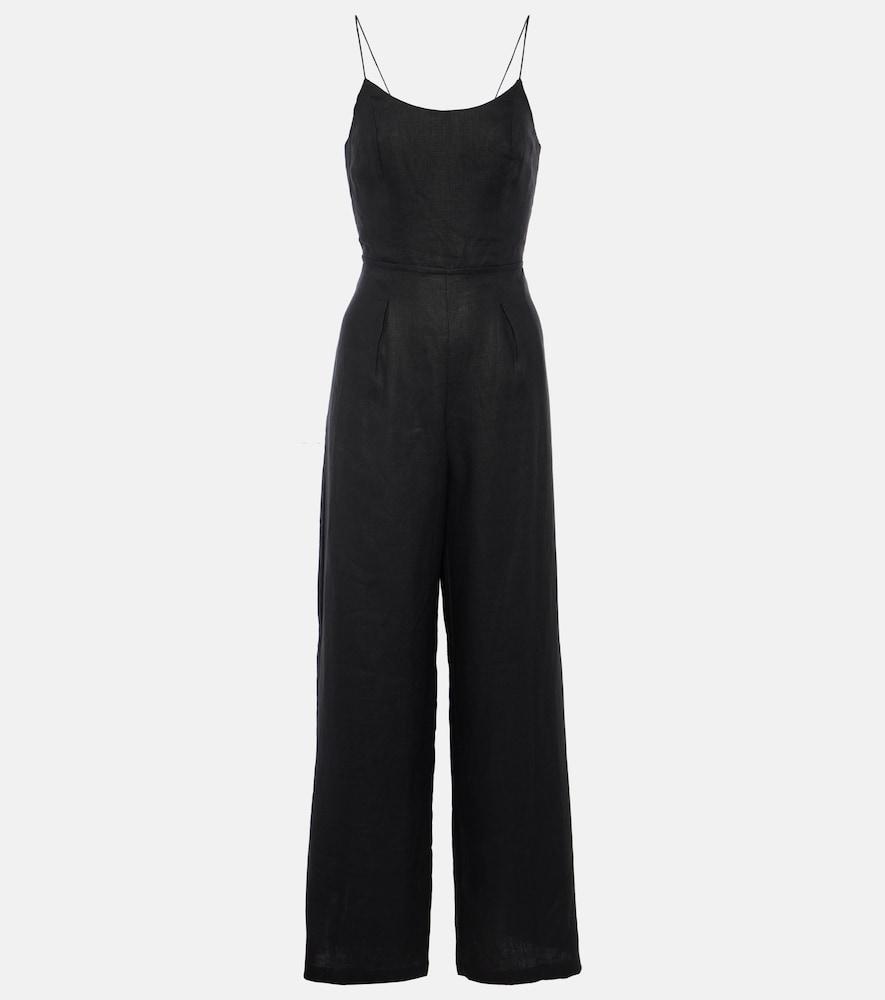 faithfull antibes linen jumpsuit