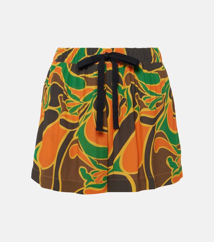 faithfull demi printed shorts