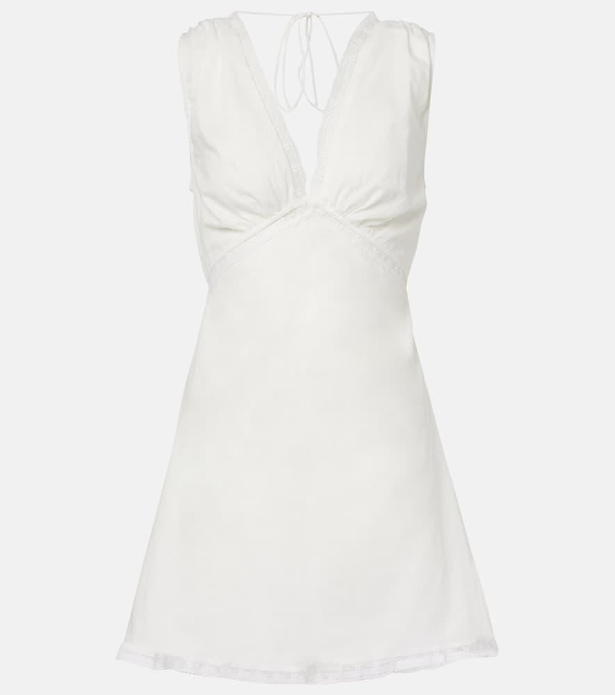 faithfull denise cotton voile minidress