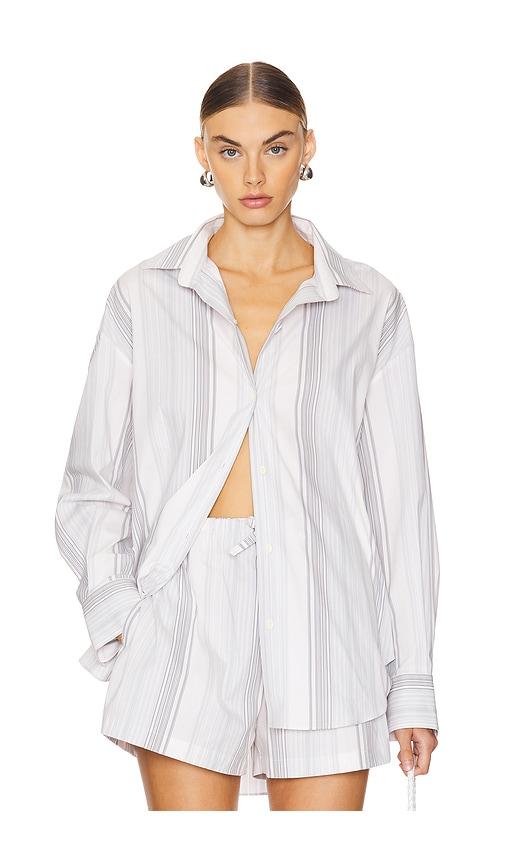 faithfull en vau shirt in grey.