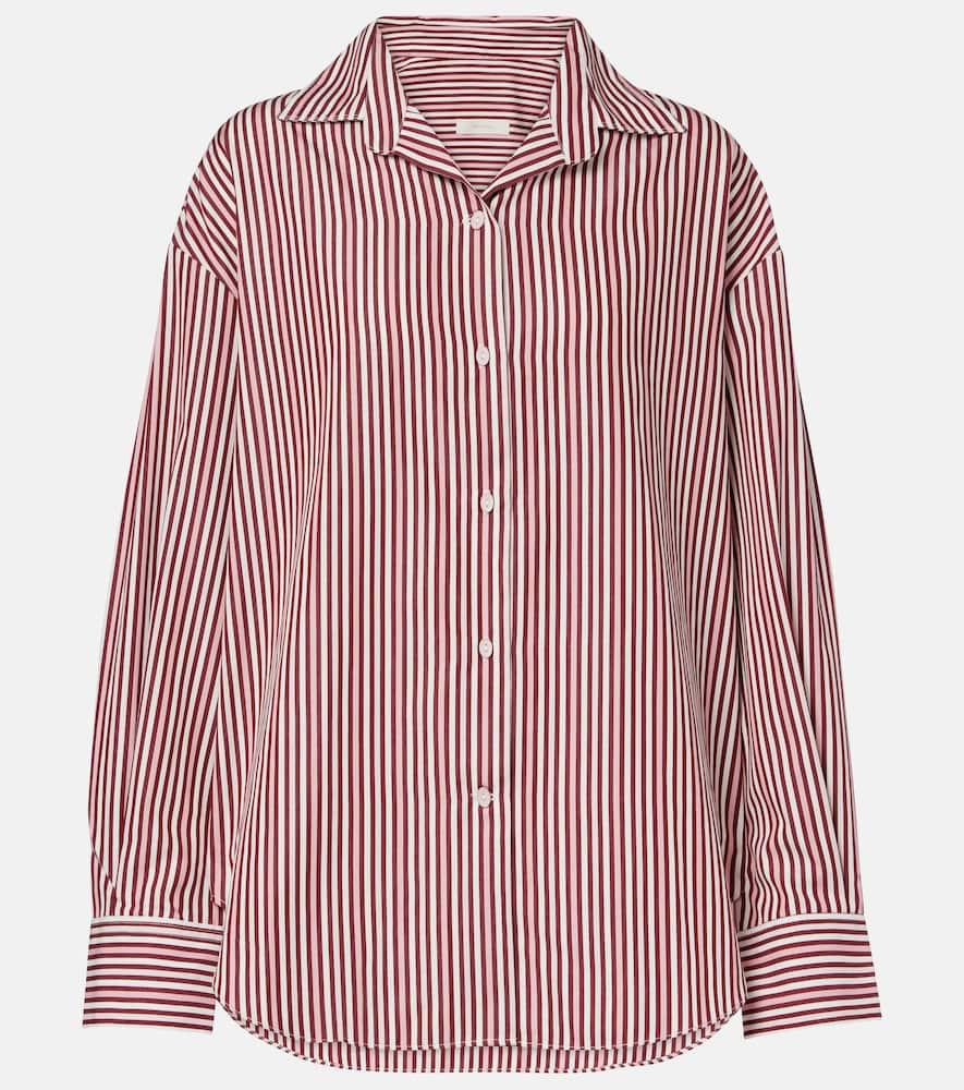 faithfull en vau striped cotton shirt