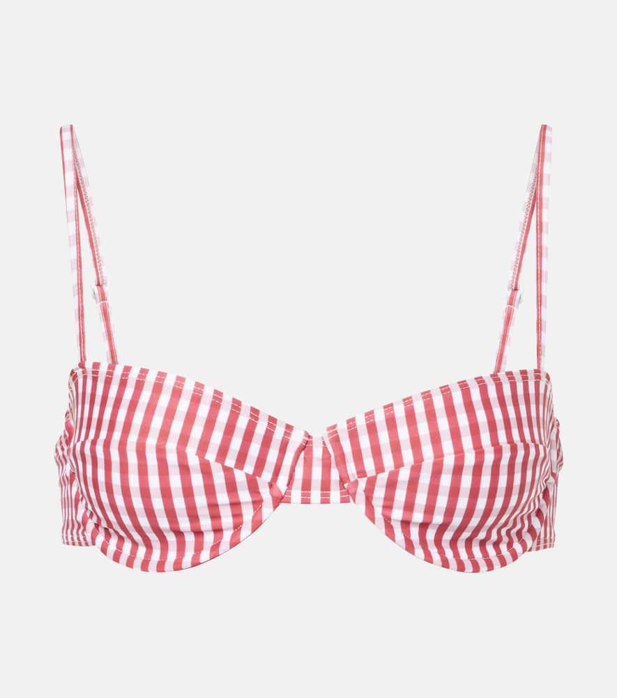 faithfull farrah gingham bikini top
