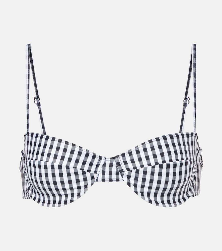 faithfull farrah gingham bikini top