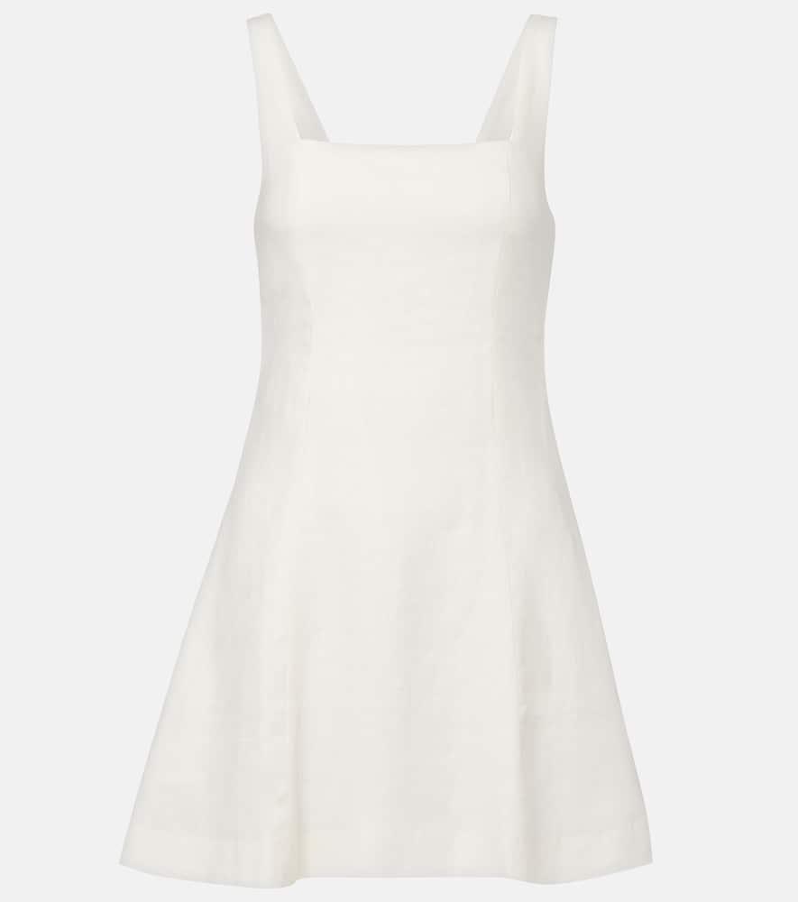 faithfull felice linen minidress