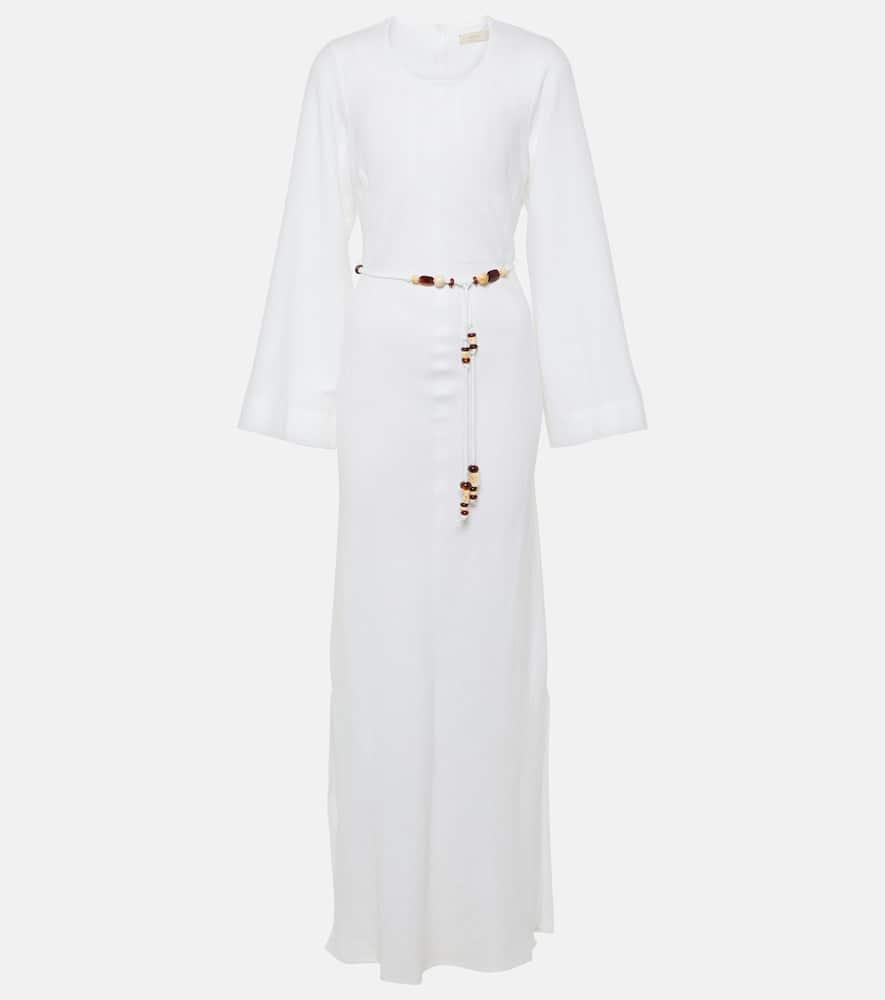 faithfull galea linen maxi dress
