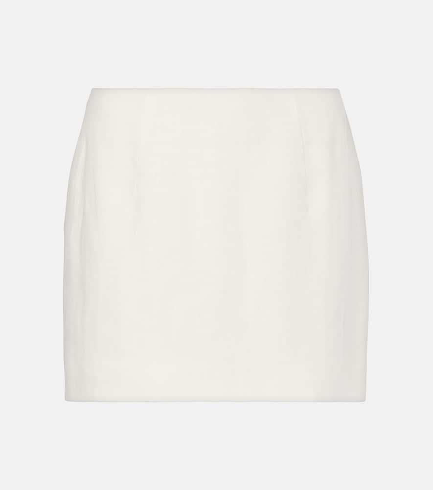 faithfull jane linen miniskirt