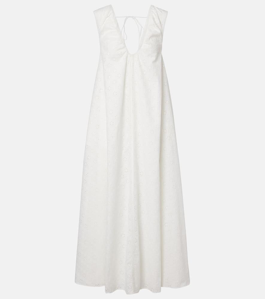 faithfull juana broiderie anglaise maxi dress