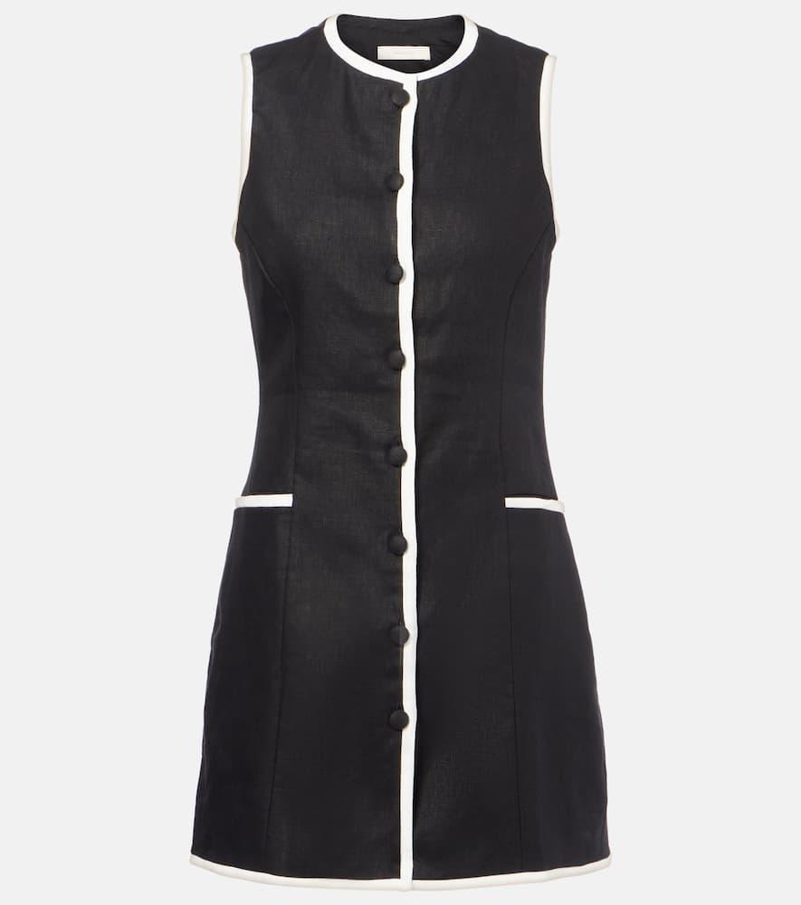 faithfull leria linen minidress