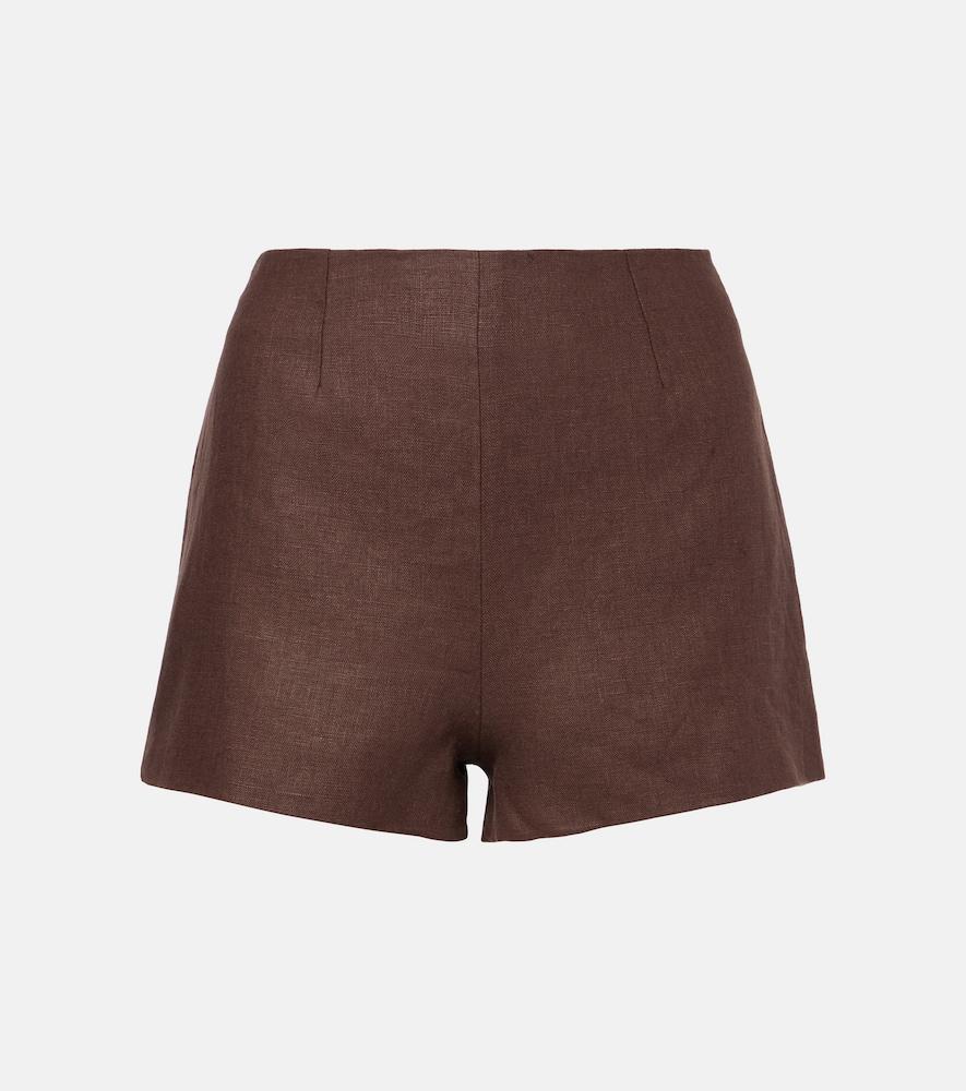 faithfull lila linen shorts