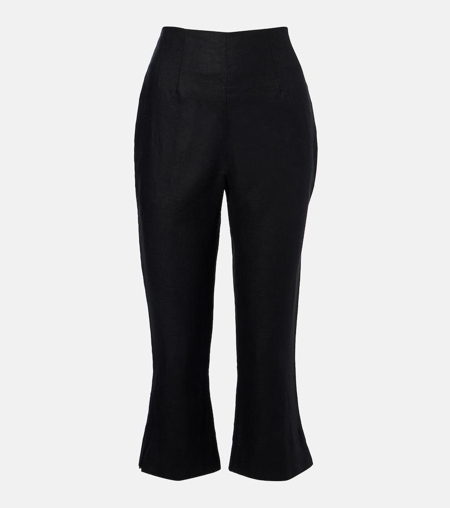 faithfull linen capri pants