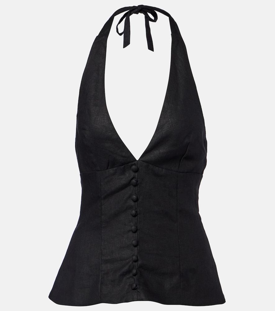 faithfull marie linen vest