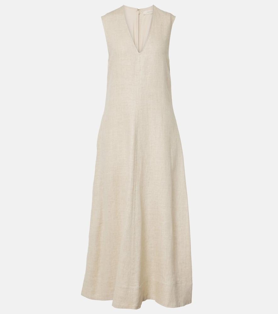faithfull marteret linen maxi dress