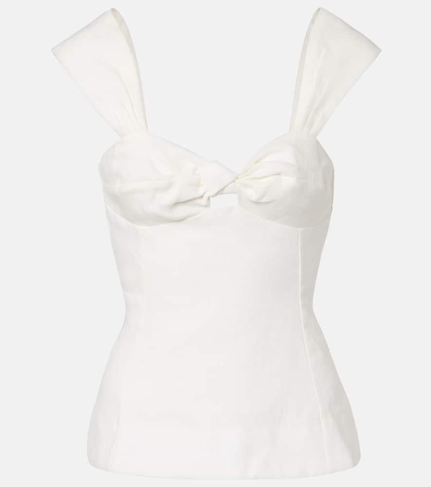 faithfull pallida linen top