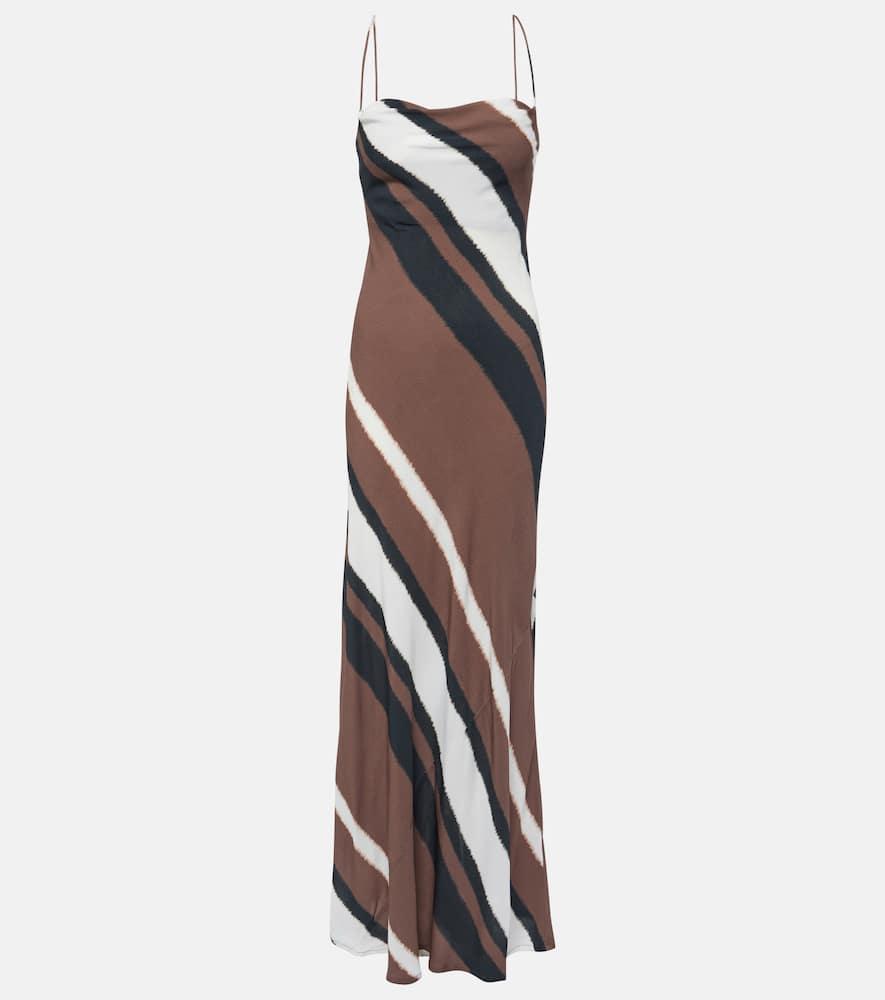 faithfull sisudo striped maxi dress