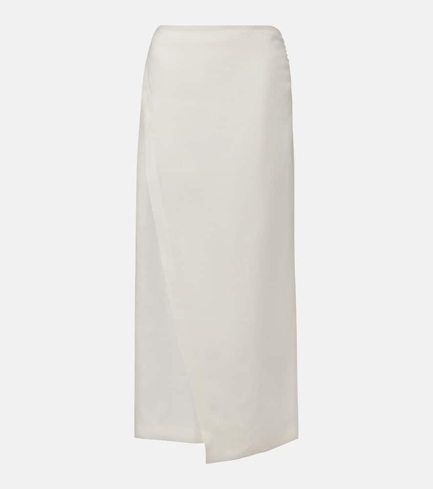 faithfull suis linen maxi skirt