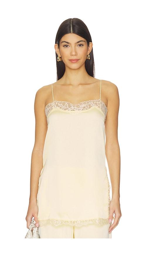 faithfull the brand adnina top in yellow.