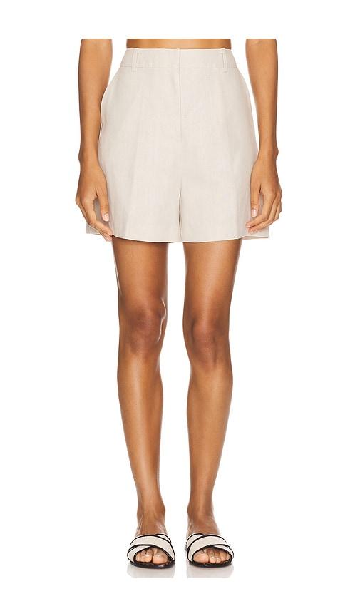 faithfull the brand antibes short in ivory.