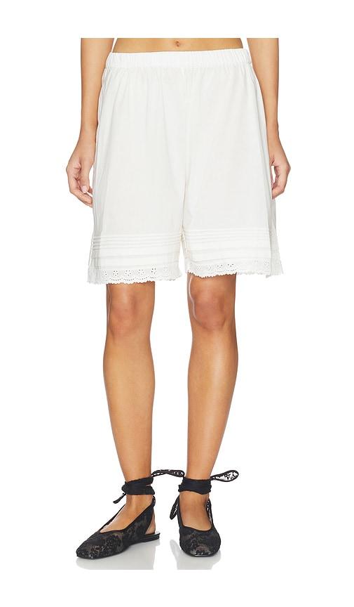 faithfull the brand filomena short in white.