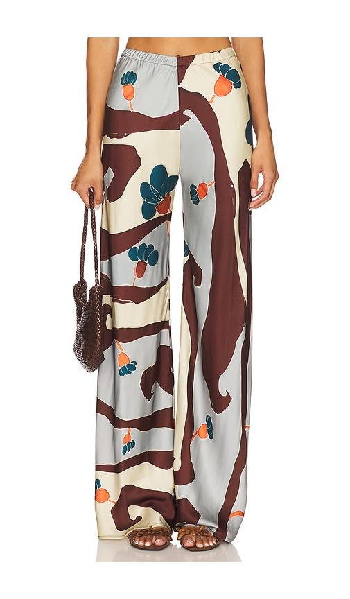 faithfull the brand karys pant in slate,chocolate.