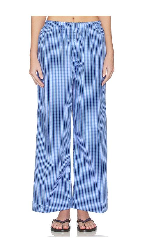 faithfull the brand paloma pant in blue.