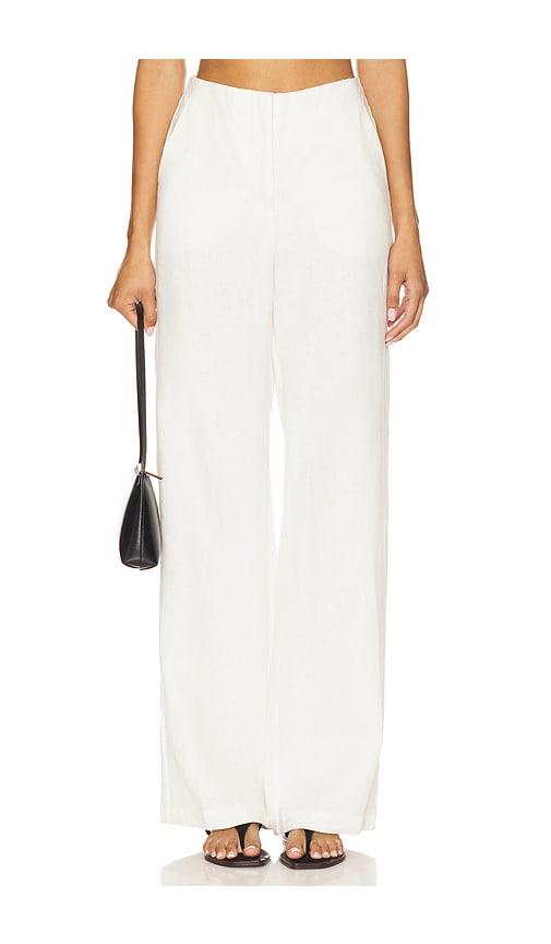 faithfull the brand sanne pant in white.