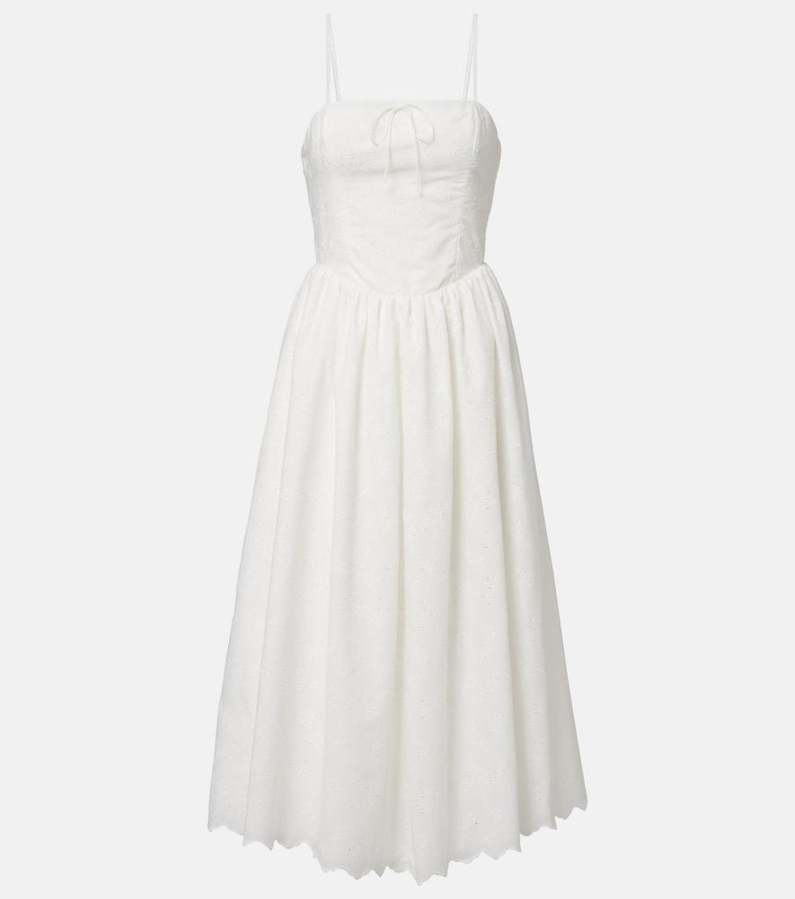 faithfull tulla broderie anglaise midi dress