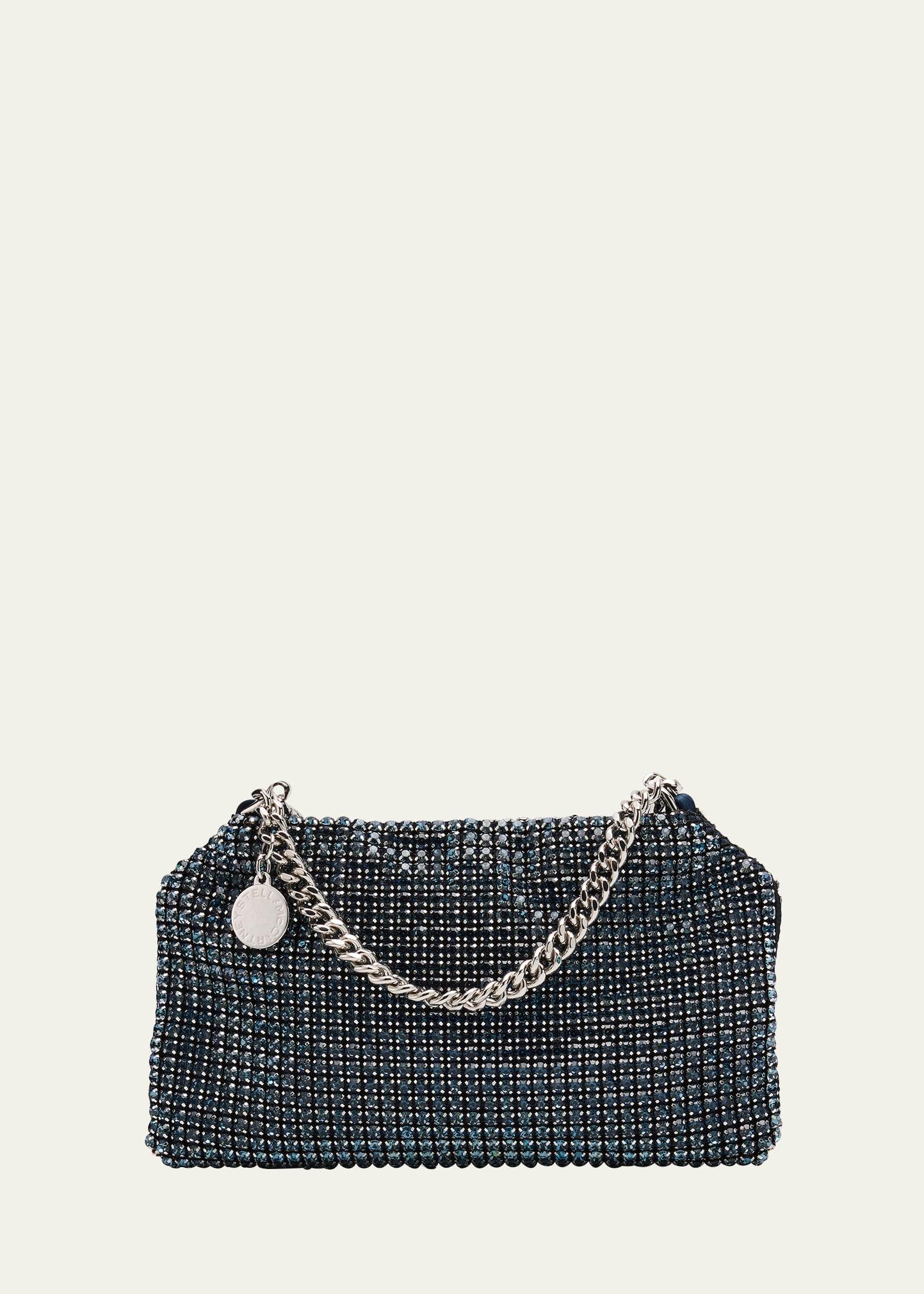 falabella crystal mesh shoulder bag