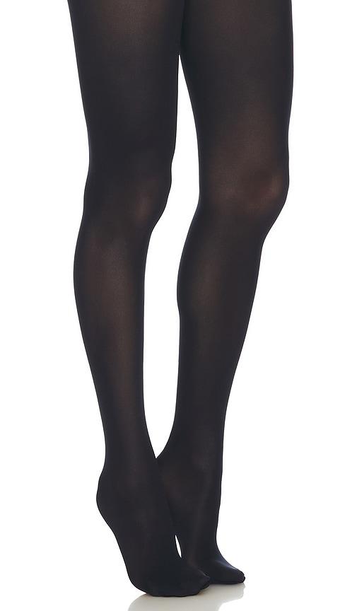 falke pure matte 50 tight in navy.