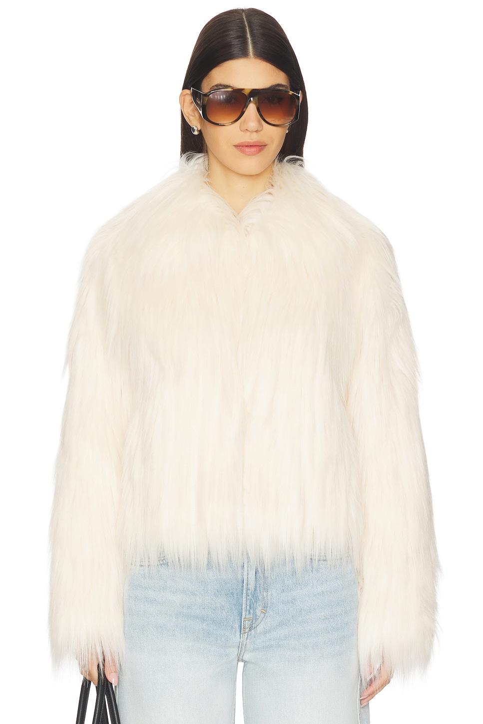 fallon faux fur jacket