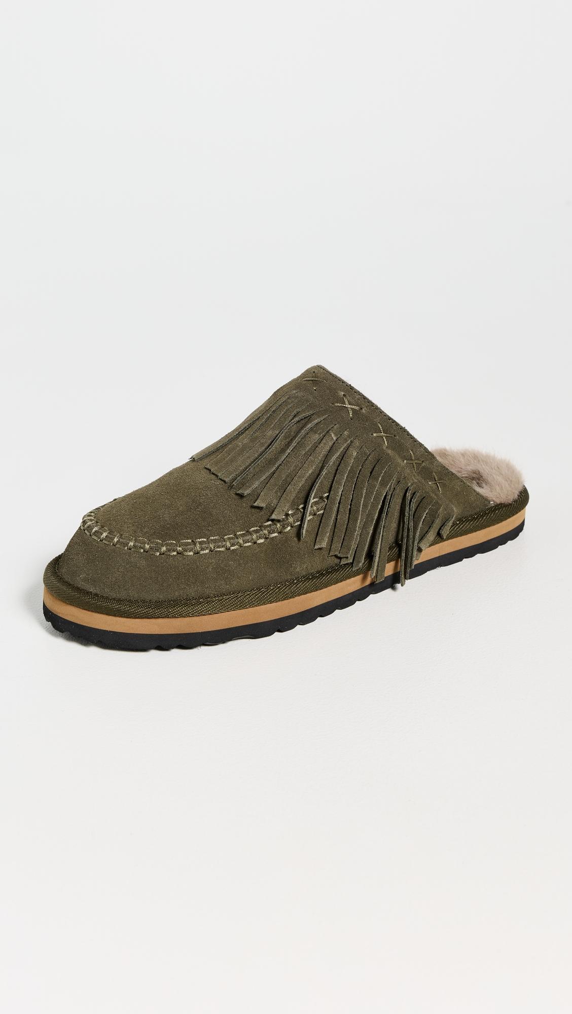 fallon fringe mule