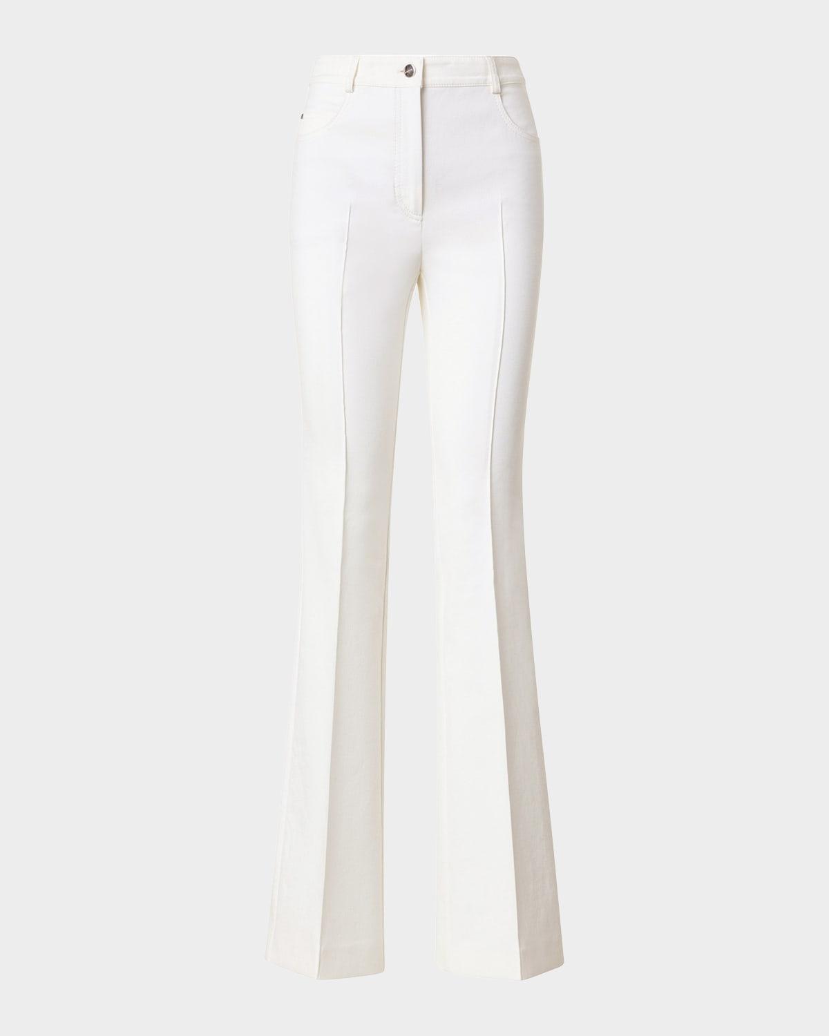 farid bootcut stretch double face pants
