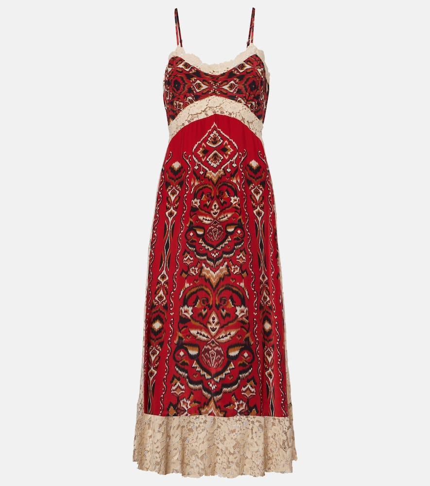 farm rio ainika pineapple ikat lace